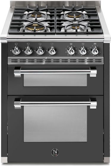 Steel Ascot 70 kaasuliesi kahdella sähköuunilla, antrasiitti