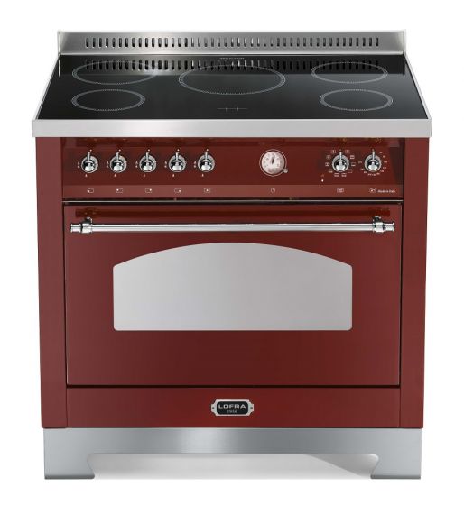 LOFRA induktioliesi DOLCEVITA 90 burgundy/kromi - 1 uuni