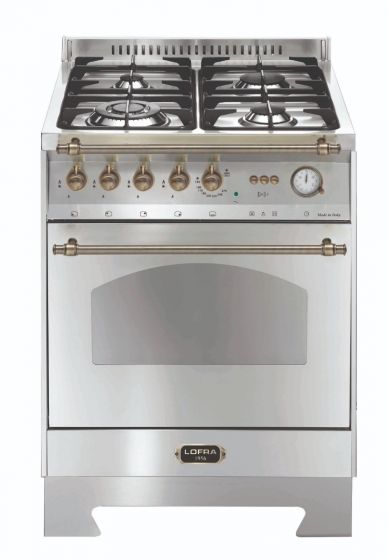 LOFRA kaasuliesi 60 DOLCEVITA kaasu-uunilla rst/pronssi