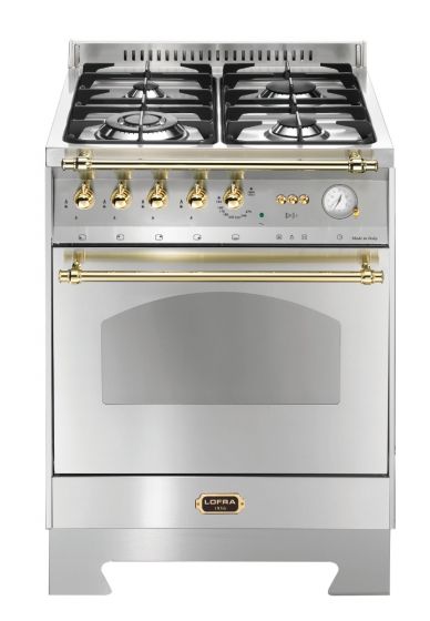 LOFRA kaasuliesi 60 DOLCEVITA  kaasu-uunilla rst/messinki