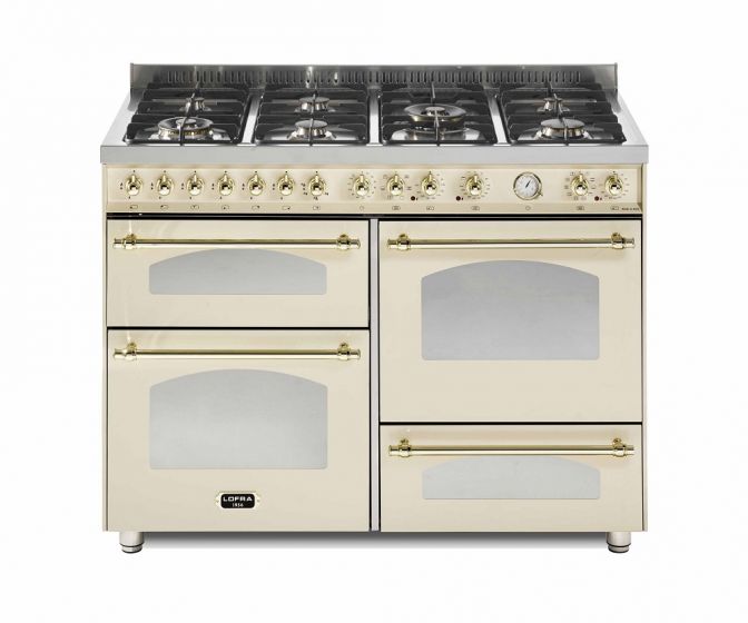 LOFRA kaasuliesi 120 DOLCEVITA Quattroporte kerma/messinki