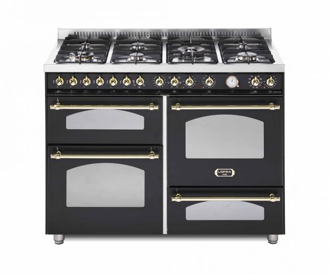 LOFRA kaasuliesi 120 DOLCEVITA Quattroporte musta/messinki