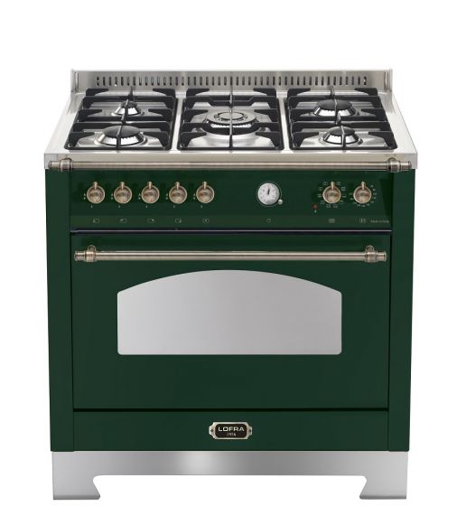 LOFRA kaasuliesi 90 DOLCEVITA 1- uuni, vihreä/pronssi