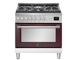 LOFRA kaasuliesi 90 ITALIA kaasu-uuni Burgundy/rst
