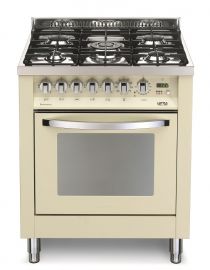 LOFRA kaasuliesi 70 RAINBOW sähköuunilla, kerma