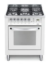 LOFRA kaasuliesi 70 RAINBOW kaasu-uunilla, valkoinen