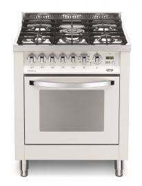 LOFRA kaasuliesi 70 RAINBOW sähköuunilla, valkoinen