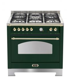 LOFRA kaasuliesi 90 DOLCEVITA 1- uuni, vihreä/messinki