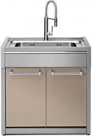 Steel Genesi tiskiallaskaapisto isolla altaalla 90 cm hiekka