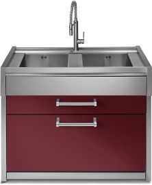 Steel Genesi tiskiallaskaapisto 120 cm bordeaux