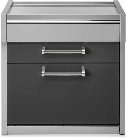 Steel Genesi kaapisto työtaso 90 cm antrasiitti